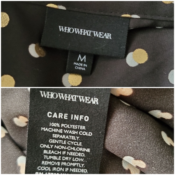 Victoria Beckham Who What Wear Polka dots Blouse - Picture 8 of 8